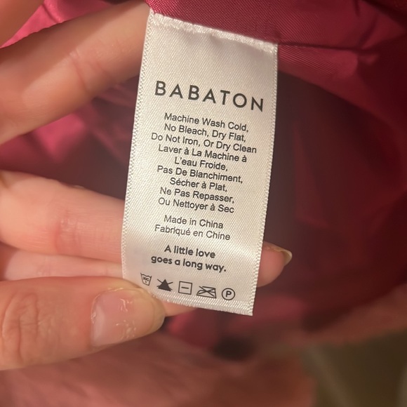 Aritzia Babaton Magenta Crop Faux Fur Jacket - Picture 8 of 15